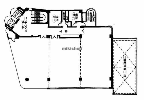 金沢市の井門金沢ビル 平面1
