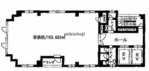 東大阪市のトクヤス長田ビル 平面1