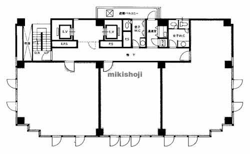 姫路市の今村ビル 平面1