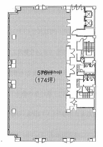 奈良市のニッセイ奈良若草ビル 平面1