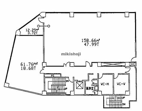 岡山奉還ビル 平面1