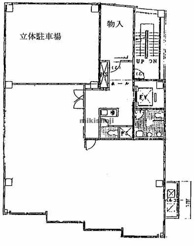 鵲森之宮ビル 平面1