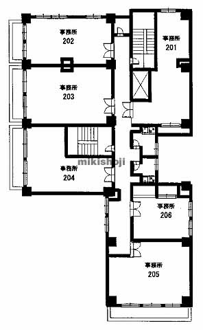 トウセン本町橋ビル 平面1