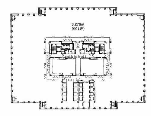 西中島・宮原・東三国のニッセイ新大阪ビル 平面1