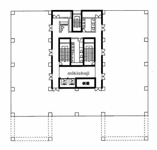 他区のユニバープラザビル 平面1