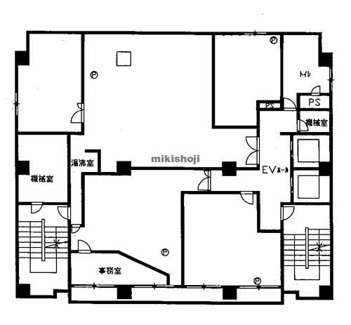 日本文化会館 平面1