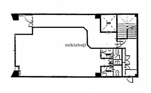 芦屋市の芦屋鍵岡ビル 平面1