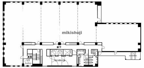 京都フコク生命四条柳馬場ビル 平面1