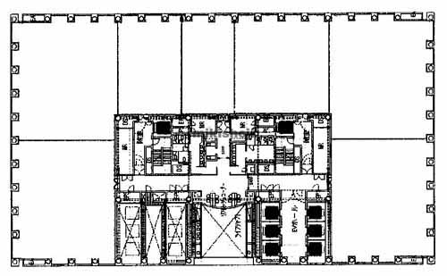 中之島セントラルタワー 平面1