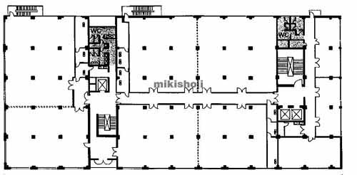 北久宝寺町～博労町のアーバンネット本町ビル 平面1