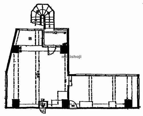 北久宝寺町～博労町のニューライフ船場ビル 平面1