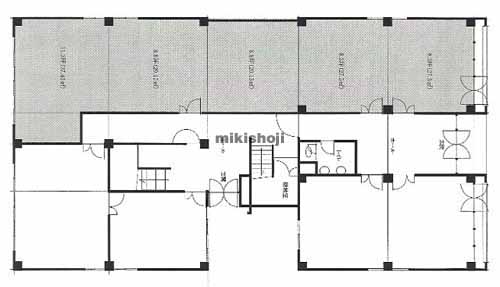 彦根市の上野第Ⅱビル 平面1