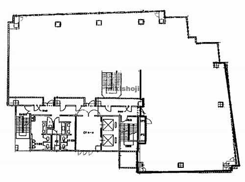 中央区他の谷町ビル 平面1