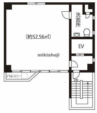 上本町・上汐・生玉町・生玉前町の上本町延三ビル 平面1