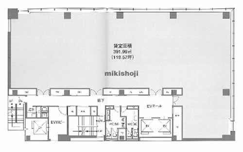 瓦町～久太郎町のいちご堺筋本町ビル 平面1