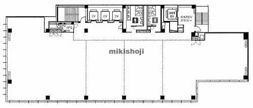 北久宝寺町～博労町の御堂筋本町アーバンビル 平面1