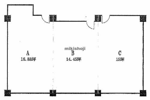 淀川区他のファルコンビル 平面1