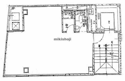 南森町周辺の扇ビル 平面1