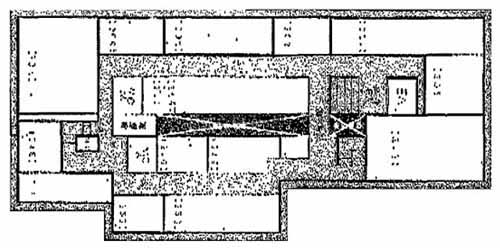 心斎橋・島之内のリーストラクチャー西心斎橋 平面1