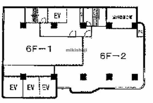 心斎橋・島之内のグルカスシティビル 平面1