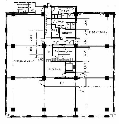 彦根市の上野第Ⅴビル 平面1