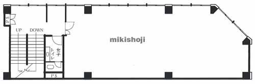 彦根市の上野第３ビル 平面1