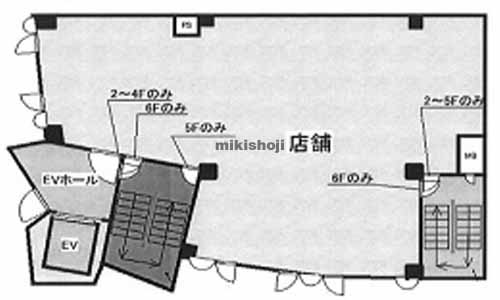 平野区の村瀬ビル 平面1