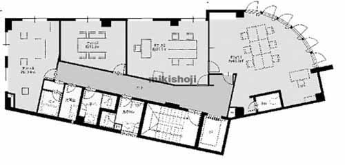 南森町周辺の西天満Ｔ’ｓビル 平面1