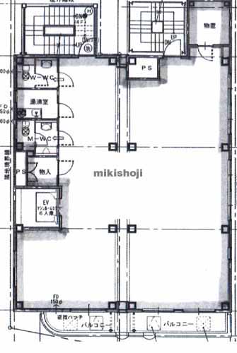 堺市の杉本ビル 平面1