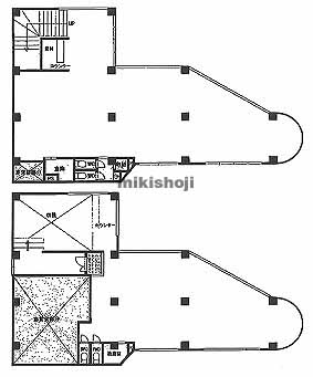 宝塚市の蛭川造園土木ビル 平面1