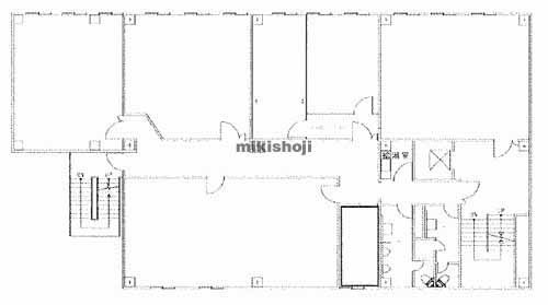 岡山市の第一セントラルビル３号館 平面1