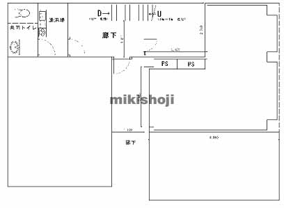 東大阪市のディアハイム鴻池 平面1