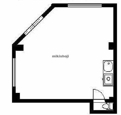 中央区他のケーエスビル 平面1