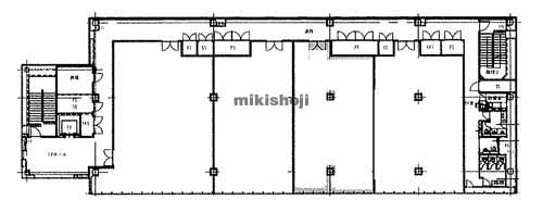 枚方市の京阪くずは駅ビル南館 平面1