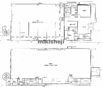 京都市南区上鳥羽南岩ノ本町事業所 平面1