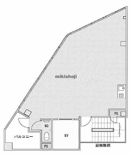 福島区他のＯＦＦＩＣＥ　ＳＡＮＡＩ　Ⅴ 平面1