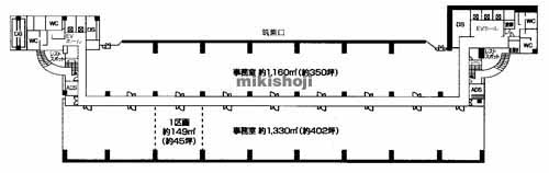 博多駅前・中央街の新幹線博多ビル 平面1