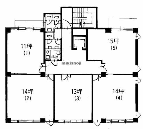 第一平野ビル 平面1