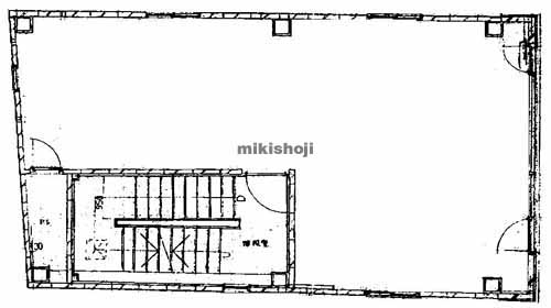 天神の鶴田ビル(一棟貸） 平面1