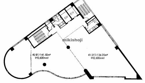 薬院・今泉・警固のオフィスニューガイアＬＡＰＩＳ薬院 平面1