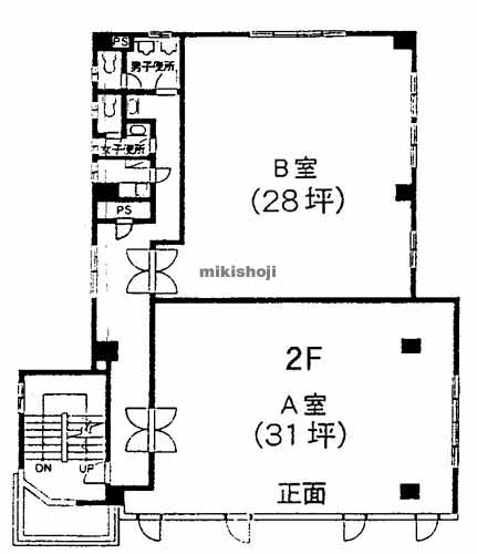 中央区その他の白金プラザビル 平面1