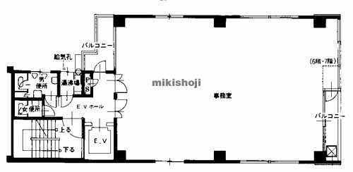 和光八丁堀ビル 平面1