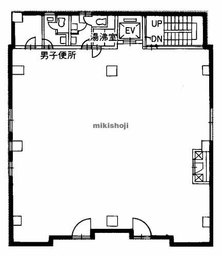 久留米市全域の明治通ビル 平面1