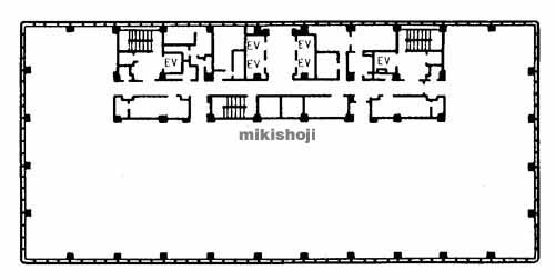 早良区全域のＲＫＢ放送会館 平面1