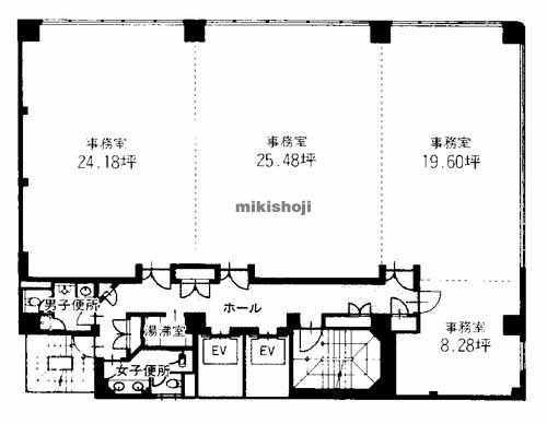 ＪＲ博多駅前第１ビル 平面1
