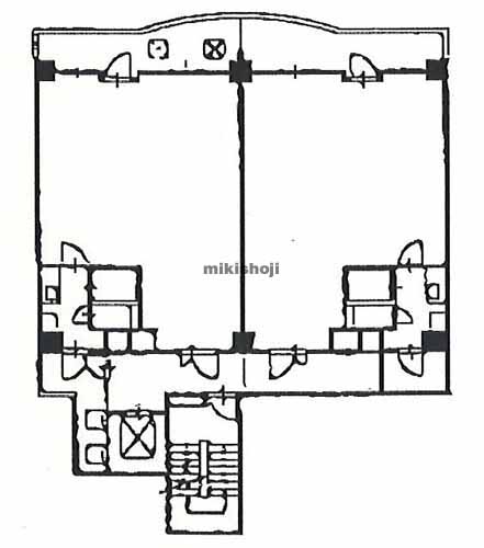 南区全域の高宮駅前ビル 平面1