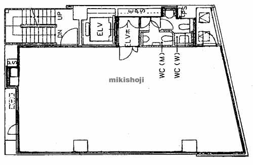 天神の天神応順ビル 平面1