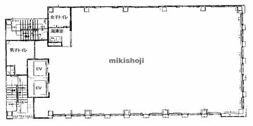 大分市のオフィスニューガイアＴＩＣ大分ビル 平面1