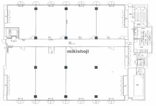 平和大通り南地区の広電タワービル 平面1