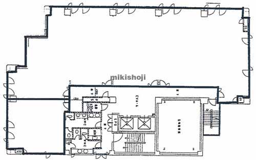 その他山口県の太陽生命宇部ビル 平面1